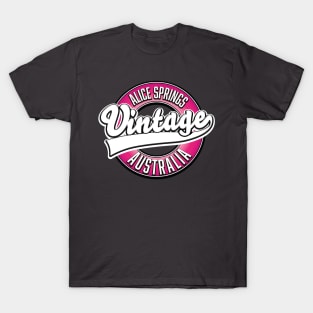 Alice Springs vintage logo. T-Shirt